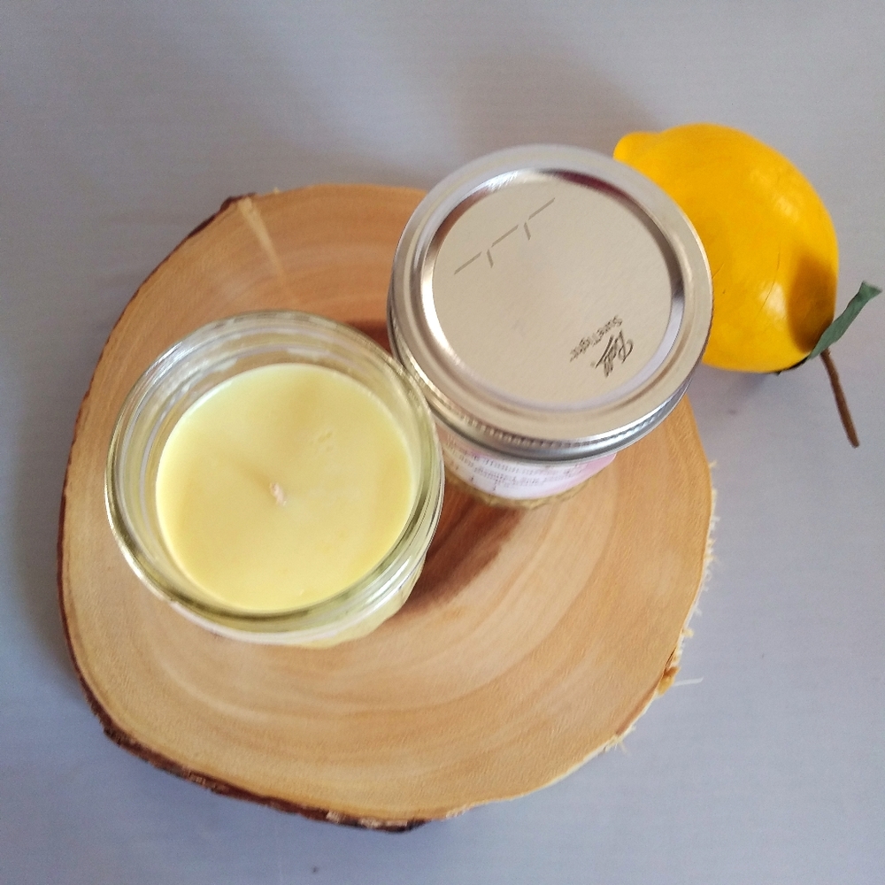 Lemon Kisses Handmade Soy Blend Ca… 2 for 17 - Picture 2 of 5